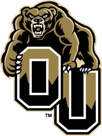 Oakland Golden Grizzlies 2002-2008 Primary Logo t shirts iron on transfers